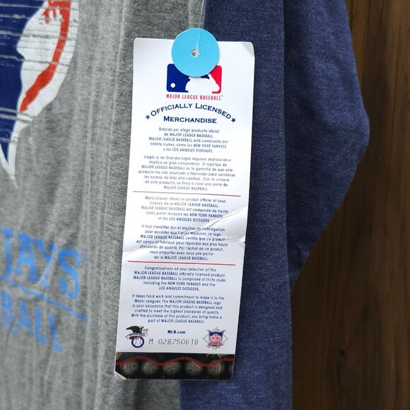 TORONTO BLUE JAYS Raglan t-shirt Women's Small BNWT Baseball MLB LONG Sleeve - Picture 5 of 7